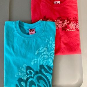 Set of 2 Hawaii Tshirts